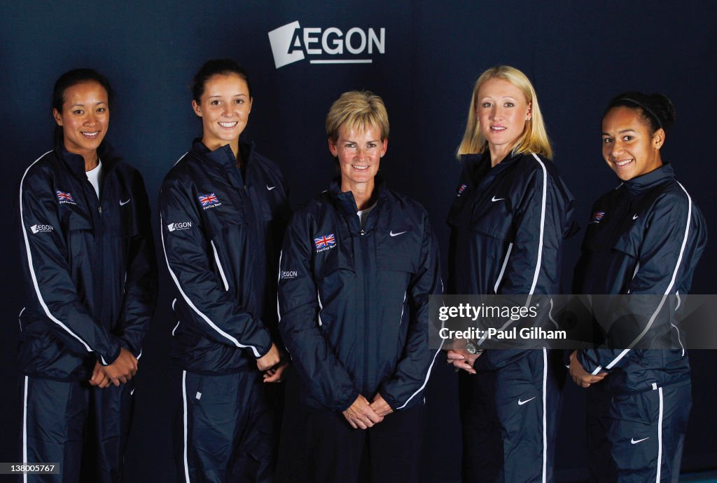 The AEGON GB Fed Cup Team