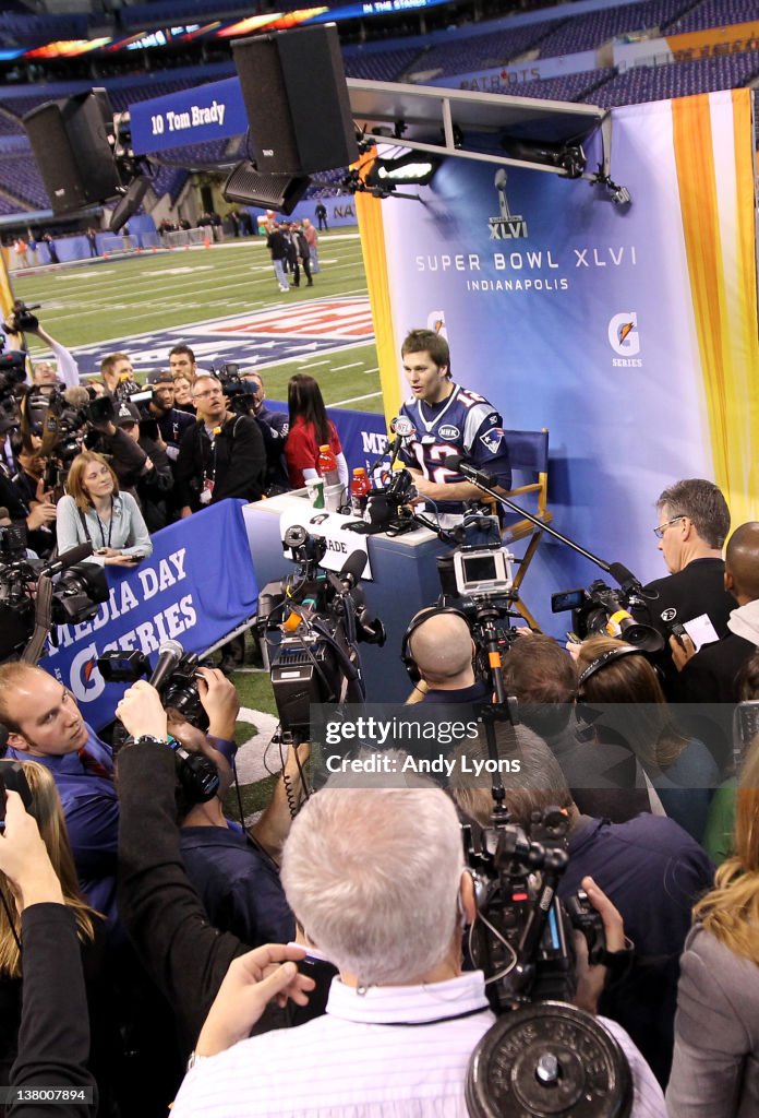 Super Bowl XLVI - Media Day