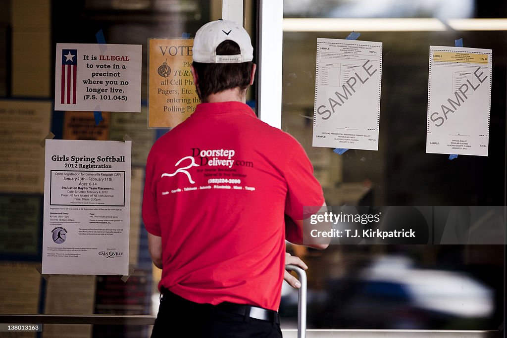 Florida Voters Go To The Polls In The State's Primary