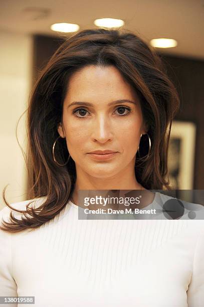Astrid Munoz attends a private viewing of "Gaucho", a photographic exhibition by Astrid Munoz, at the Jaeger-LeCoultre Boutique on January 31, 2012...