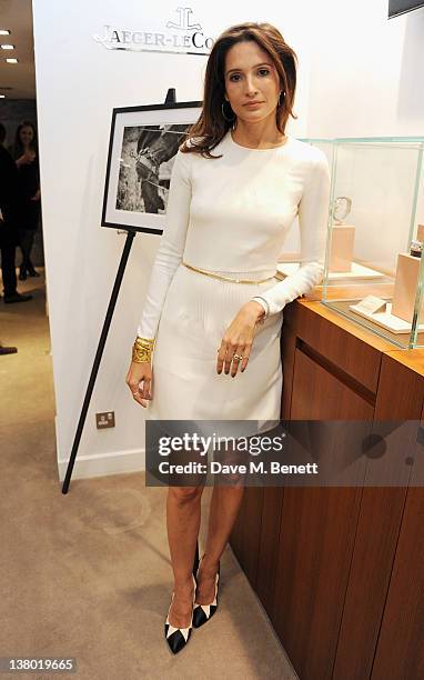 Astrid Munoz attends a private viewing of "Gaucho", a photographic exhibition by Astrid Munoz, at the Jaeger-LeCoultre Boutique on January 31, 2012...