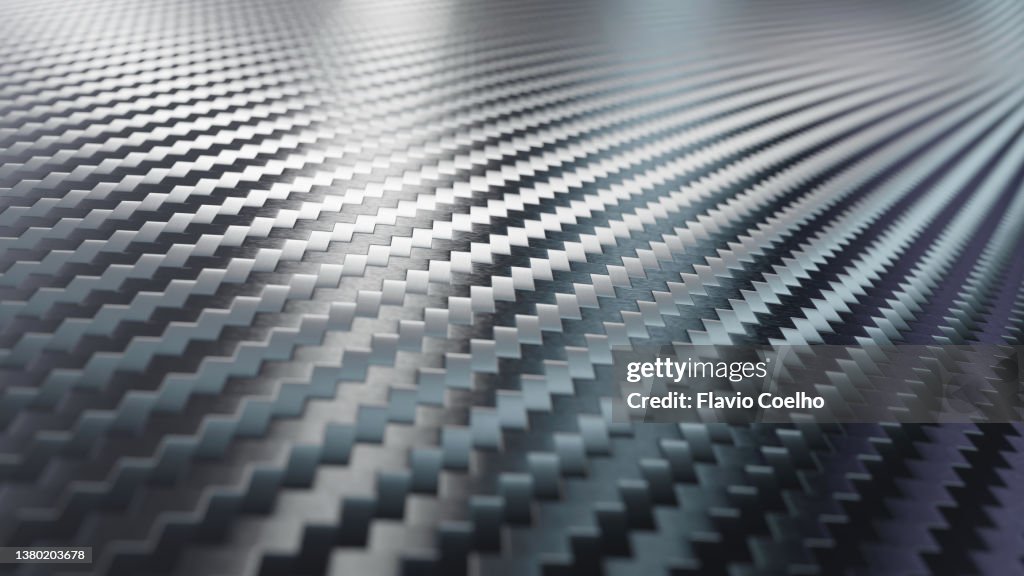 Carbon fiber surface close-up background