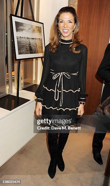 Heather Kerzner attends a private viewing of "Gaucho", a photographic exhibition by Astrid Munoz, at the Jaeger-LeCoultre Boutique on January 31,...