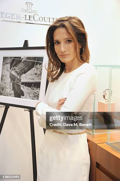 Astrid Munoz attends a private viewing of "Gaucho", a photographic exhibition by Astrid Munoz, at the Jaeger-LeCoultre Boutique on January 31, 2012...