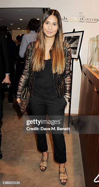 Reena Hammer attends a private viewing of "Gaucho", a photographic exhibition by Astrid Munoz, at the Jaeger-LeCoultre Boutique on January 31, 2012...