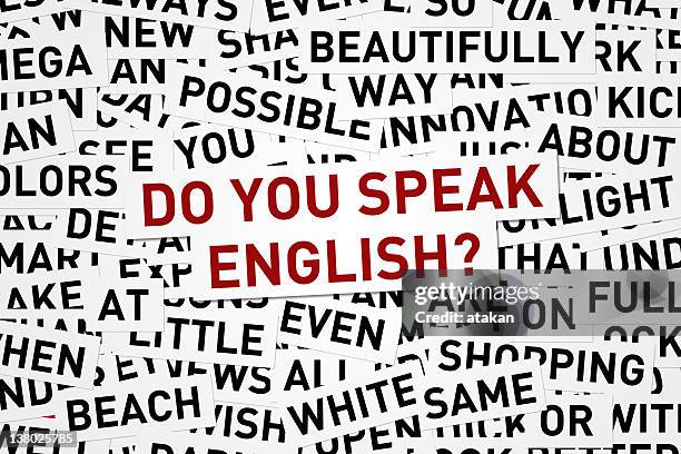 do you speak english? - english language bildbanksfoton och bilder