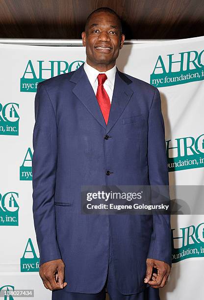 Dikembe Mutombo attends the 32nd Annual Thurman Munson Awards at the Grand Hyatt on January 31, 2012 in New York City.