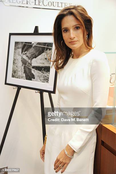 Astrid Munoz attends a private viewing of "Gaucho", a photographic exhibition by Astrid Munoz, at the Jaeger-LeCoultre Boutique on January 31, 2012...