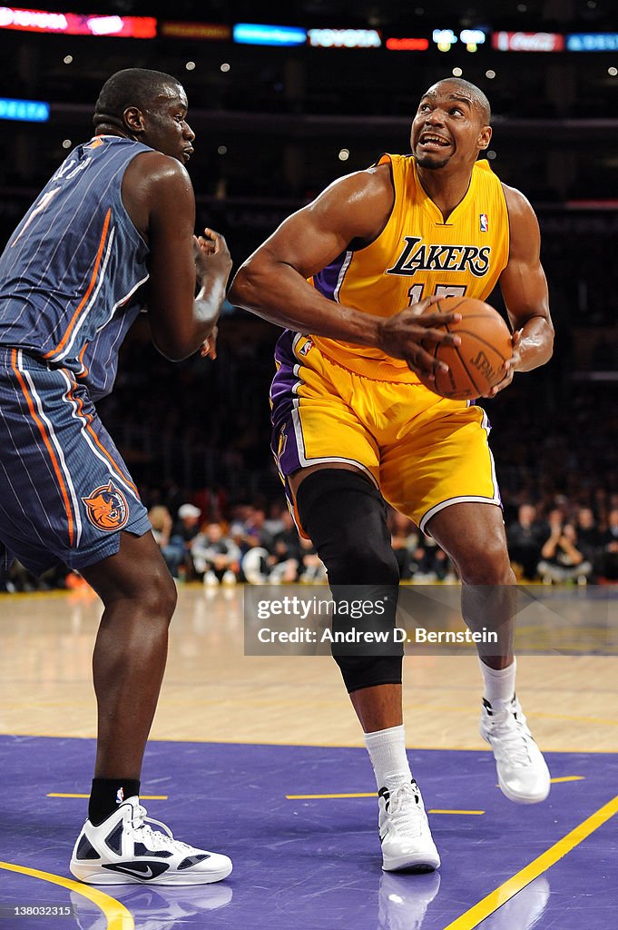 Charlotte Bobcats v Los Angeles Lakers