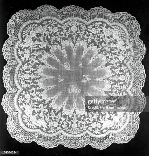 Handkerchief, Philippines, 1860s/80s. Artist Unknown. (Photo by Heritage Art/Heritage Images via Getty Images