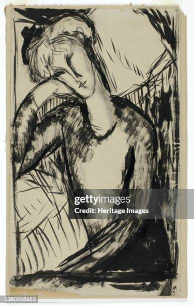 Portrait of a Young Woman, n. D. Artist Amadeo Modigliani. (Photo by Heritage Art/Heritage Images via Getty Images