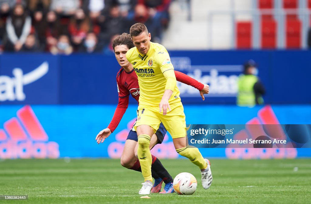 CA Osasuna v Villarreal CF - La Liga Santander