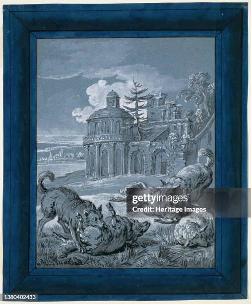 Wolves Attacking Sheep , 1732. Artist Jean-Baptiste Oudry. (Photo by Heritage Art/Heritage Images via Getty Images