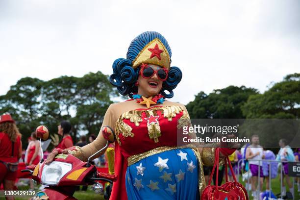 Fabulous Wondermumma look on at the 44th Sydney Gay and Lesbian Mardi Gras Parade on March 5, 2022 in Sydney, Australia. The Sydney Gay and Lesbian...