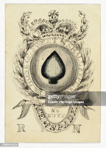 Ace of Spades, n. D. Artist Unknown. (Photo by Heritage Art/Heritage Images via Getty Images