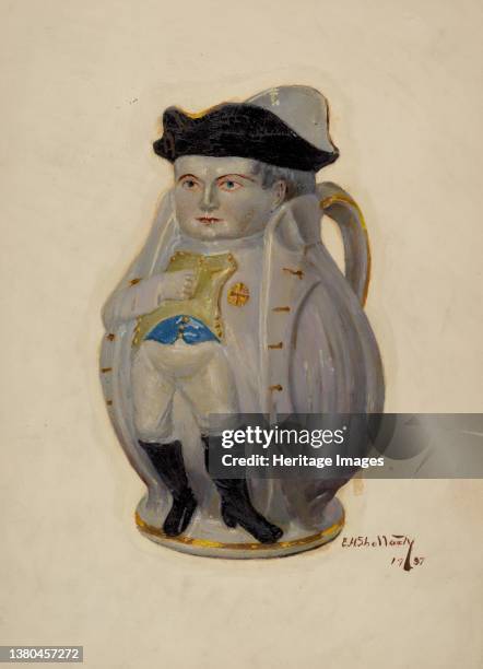 Napoleon Toby Jug, circa 1937. Artist Eugene Shellady. (Photo by Heritage Art/Heritage Images via Getty Images