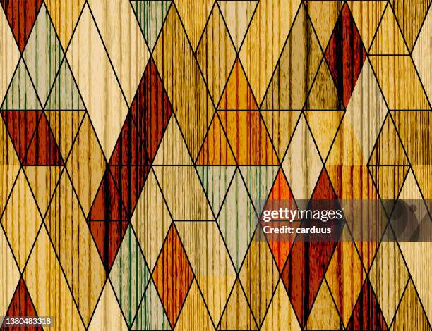 seamless wood textured parquet pattern - wainscoting background stock illustrations