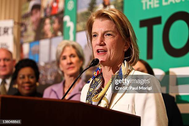 Rep. Shelley Moore Capito shares remarks at Girl Scouts At 100: The Launch of ToGetHerThere at Capitol Hill Cannon House Office Bldg, Caucus Room on...