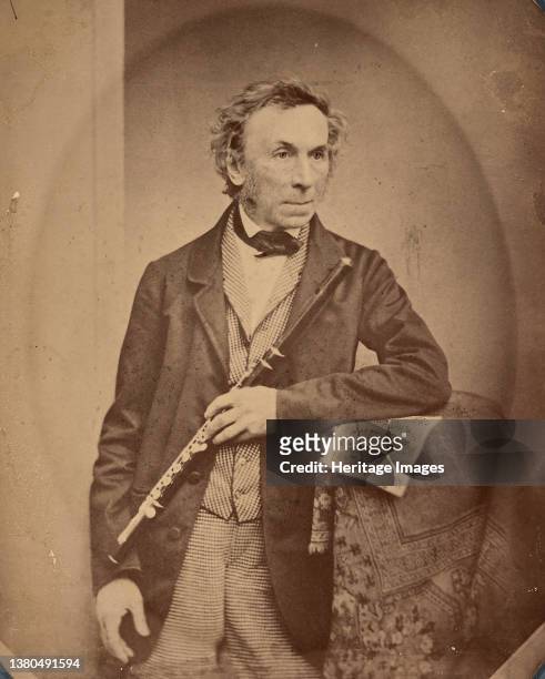 Portrait of the composer Theobald Bˆhm , ca 1860. Private Collection. Artist Hanfstaengl, Franz . (Photo by Fine Art Images/Heritage Images via Getty...
