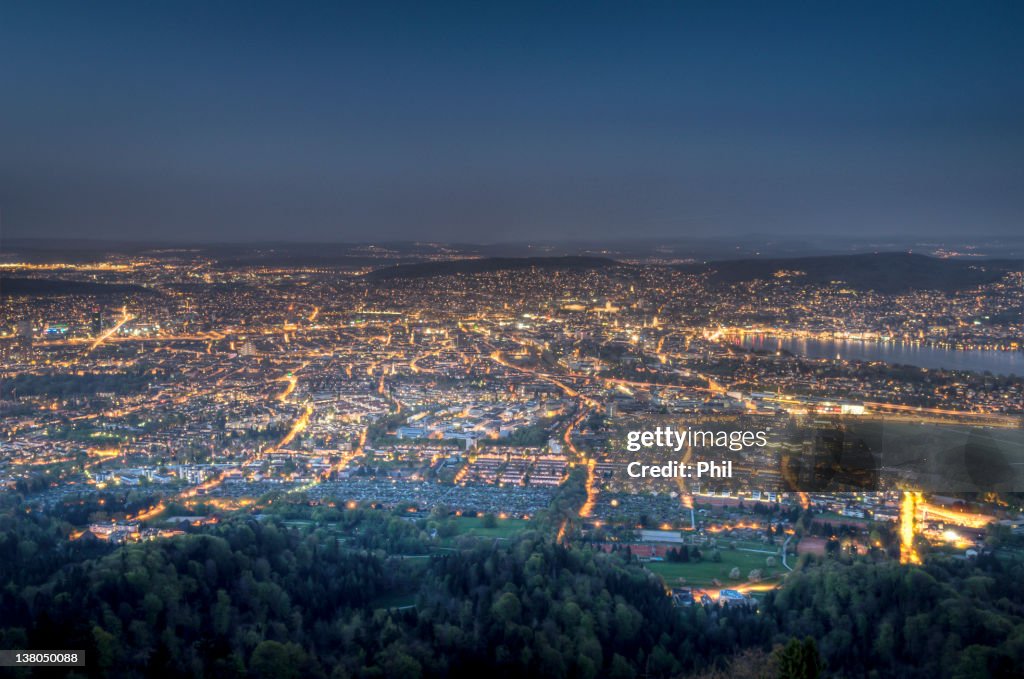 Zurich by night