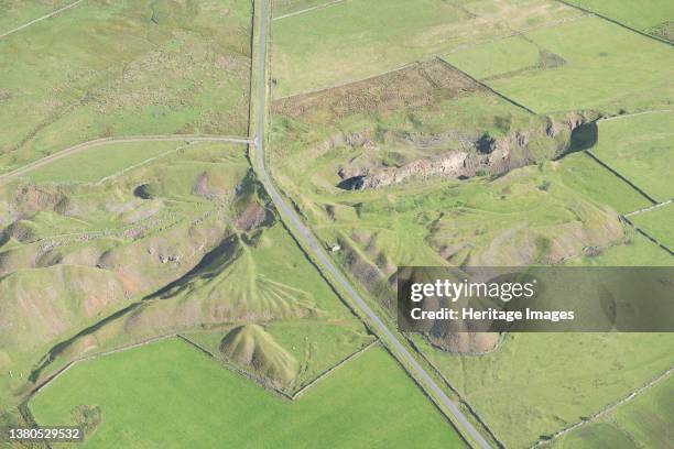 Lead and ironstone mines and spoil heaps, Weardale, County Durham, 2015. Artist Dave MacLeod. (Photo by Historic England Archive/Heritage Images via...