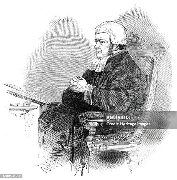 The Right Hon. Lord Truro, Lord High Chancellor, 1850. 'On Wednesday morning, the occasion of Sir Thomas Wilde, now Lord Truro, taking the oaths and...