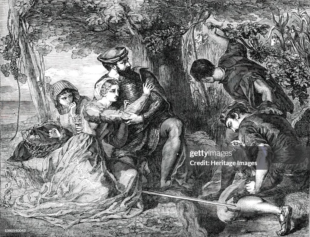 Francesco Novello Di Carrara And The Lady Taddea...