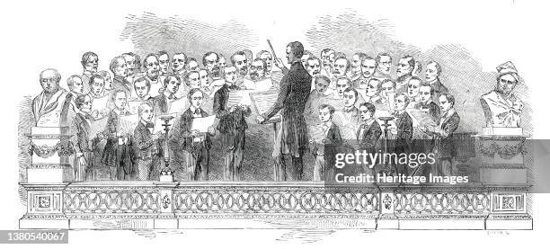 National Concerts at Her Majesty's Theatre [London] - the Berlin Choir, 1850. 'The pure and excellent quality of the voices, the classical excellence...