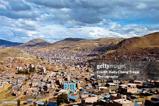 view of puno - puno stock-fotos und bilder