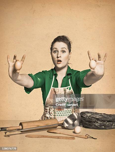 funny cooking - vintage silverware stock pictures, royalty-free photos & images