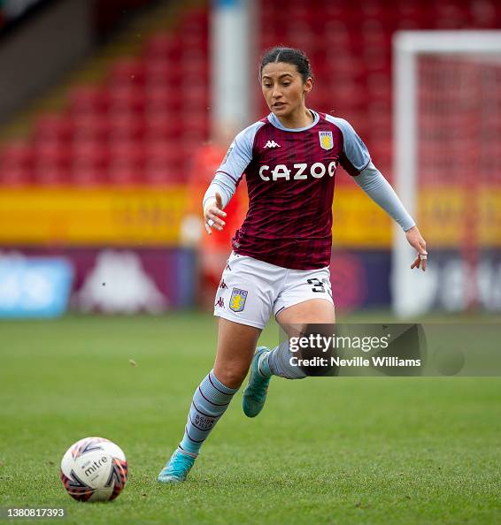 Mayumi Pacheco of Aston Villa in action during the Barclays FA... News ...