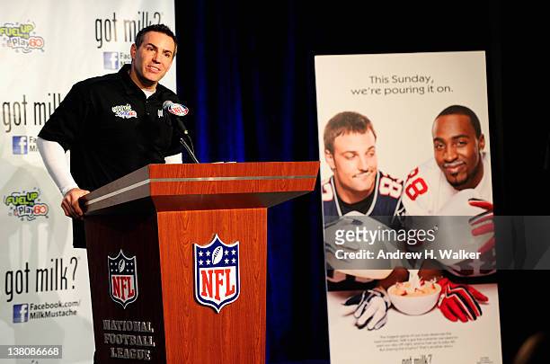 Former NFL Quarterback Kurt Warner attends Kurt Warner Unveiling of New National Milk Mustache "got milk?" Campaign Super Bowl Ad Featuring New...