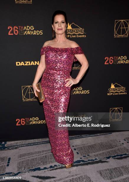 Marcia Gay Harden attends the 26th annual Art Directors Guild Awards at InterContinental Los Angeles Downtown on March 05, 2022 in Los Angeles,...