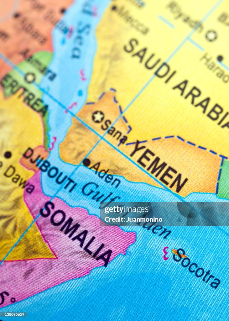 Gulf of Aden Map