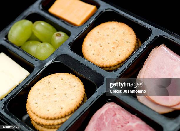 lunchable - plane food stock pictures, royalty-free photos & images