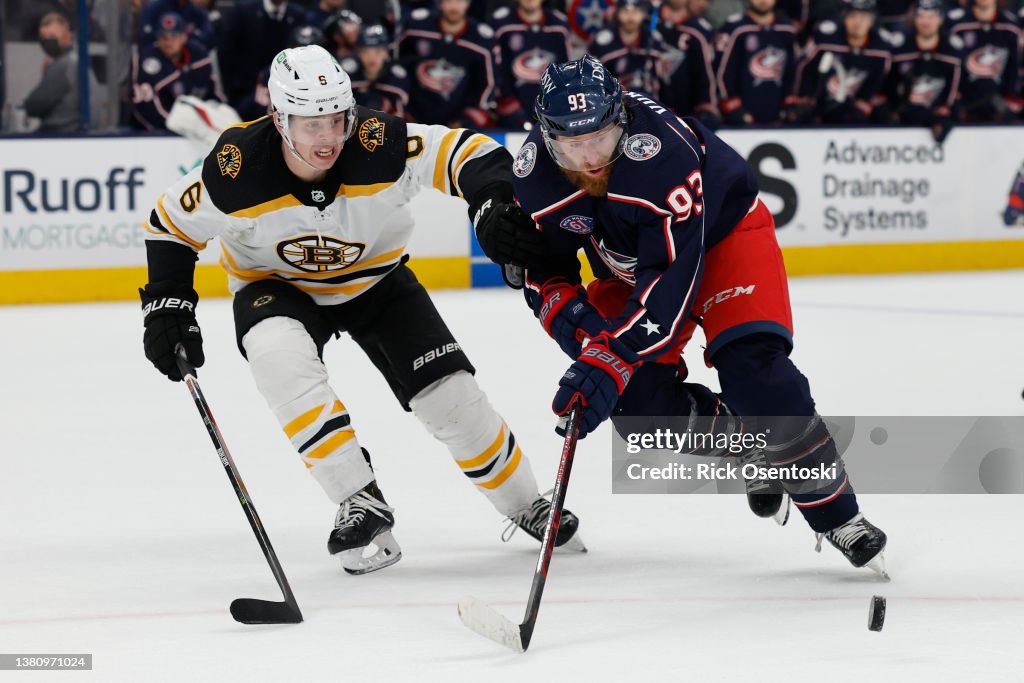 Boston Bruins v Columbus Blue Jackets