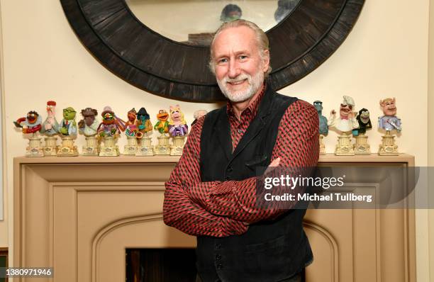 Producer/director Brian Henson poses in his office prior to a performance of Henson Alternative's "PUPPET UP! – UNCENSORED" comedy puppet show at The...