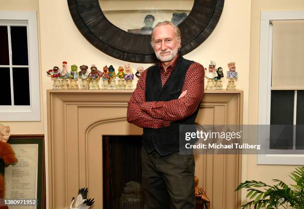 Producer/director Brian Henson poses in his office prior to a performance of Henson Alternative's "PUPPET UP! – UNCENSORED" comedy puppet show at The...