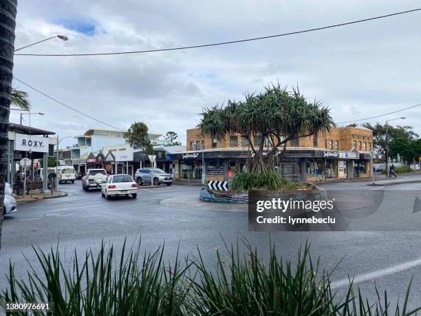 street scene - byron bay - indigenous australia stock pictures, royalty-free photos & images