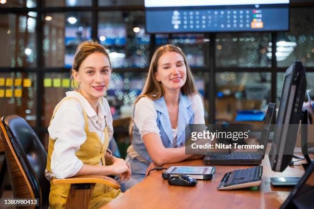 organizational instability to affect employee turnover. portrait of  business development teams working in the business office. they are responsible for setting goals and developing plans for business and revenue growth. - human life cycle stock pictures, royalty-free photos & images