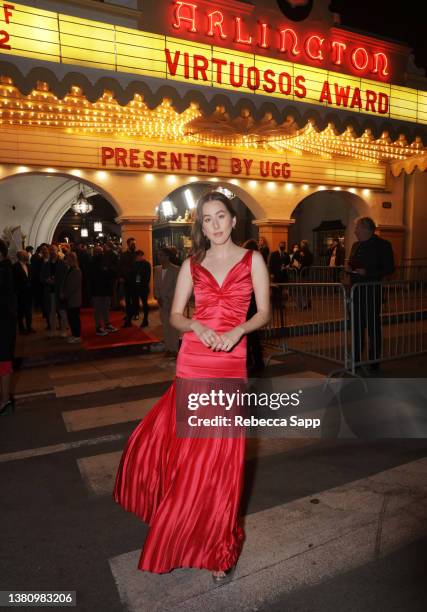 Alana Haim attends the Virtuosos Award presentation during the 37th Annual Santa Barbara International Film Festival at Arlington Theatre on March 5,...