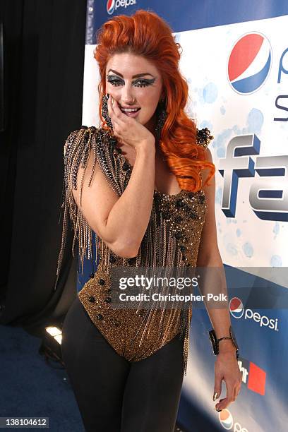 Singer Neon Hitch attends VH1's Super Bowl Fan Jam at Indiana State Fairgrounds, Pepsi Coliseum on February 2, 2012 in Indianapolis, Indiana.