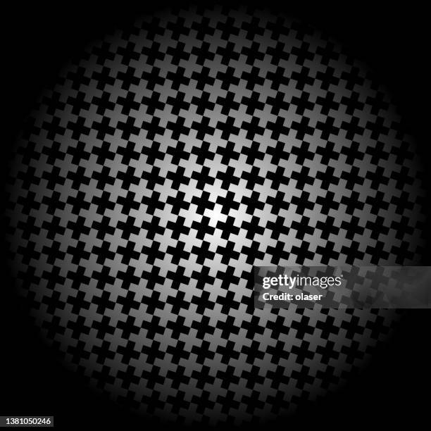 Plus Grid Patterns Black And White Plus Sign Grid Pattern High-Res Vector Graphic - Getty ...