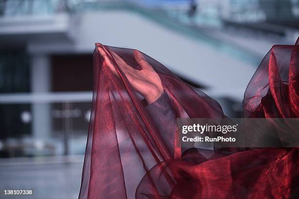 transparent color cloth - wedding veil stock pictures, royalty-free photos & images