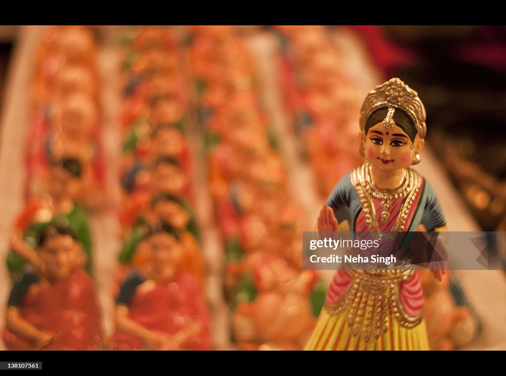 Beautiful dancing doll