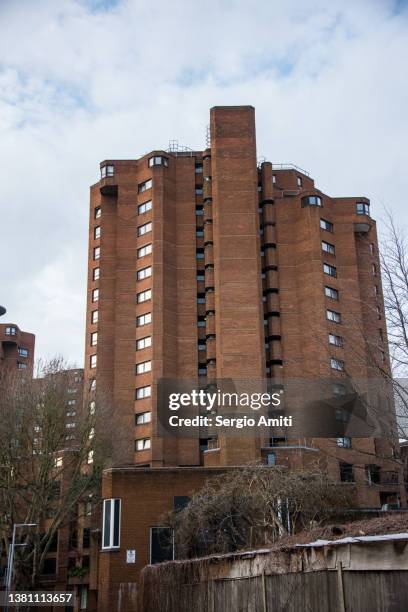 world’s end estate tower - brutalist britain stock pictures, royalty-free photos & images