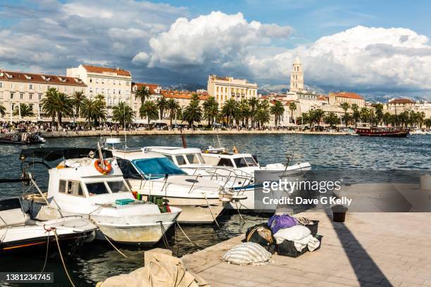 split waterfront, croatia - old town bildbanksfoton och bilder