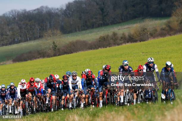 Adam Yates of United Kingdom, Omar Fraile Matarranz of Spain, Daniel Felipe Martinez Poveda of Colombia and Team INEOS Grenadiers and general view of...