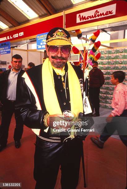 Jaime de Mora y Aragon, brother of the Belgian Queen Fabiola, in a Fair of Supply in Marbella, 12nd November 1993, Malaga, Spain.