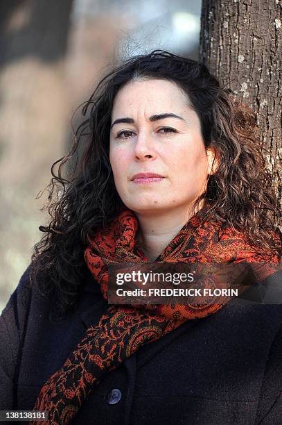 Turkish sociologist Pinar Selek poses on February 1, 2012 in the eastern French city of Strasbourg. Accused since 1998 of terrorism by the Turkish...